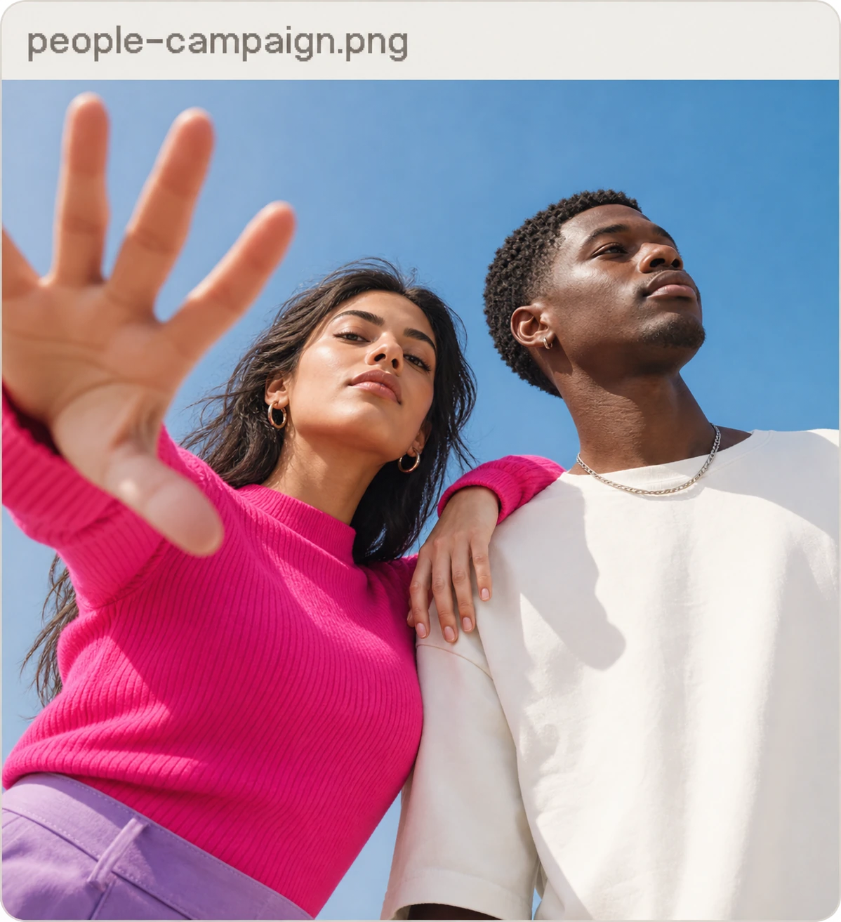 People-campaign creative shoot